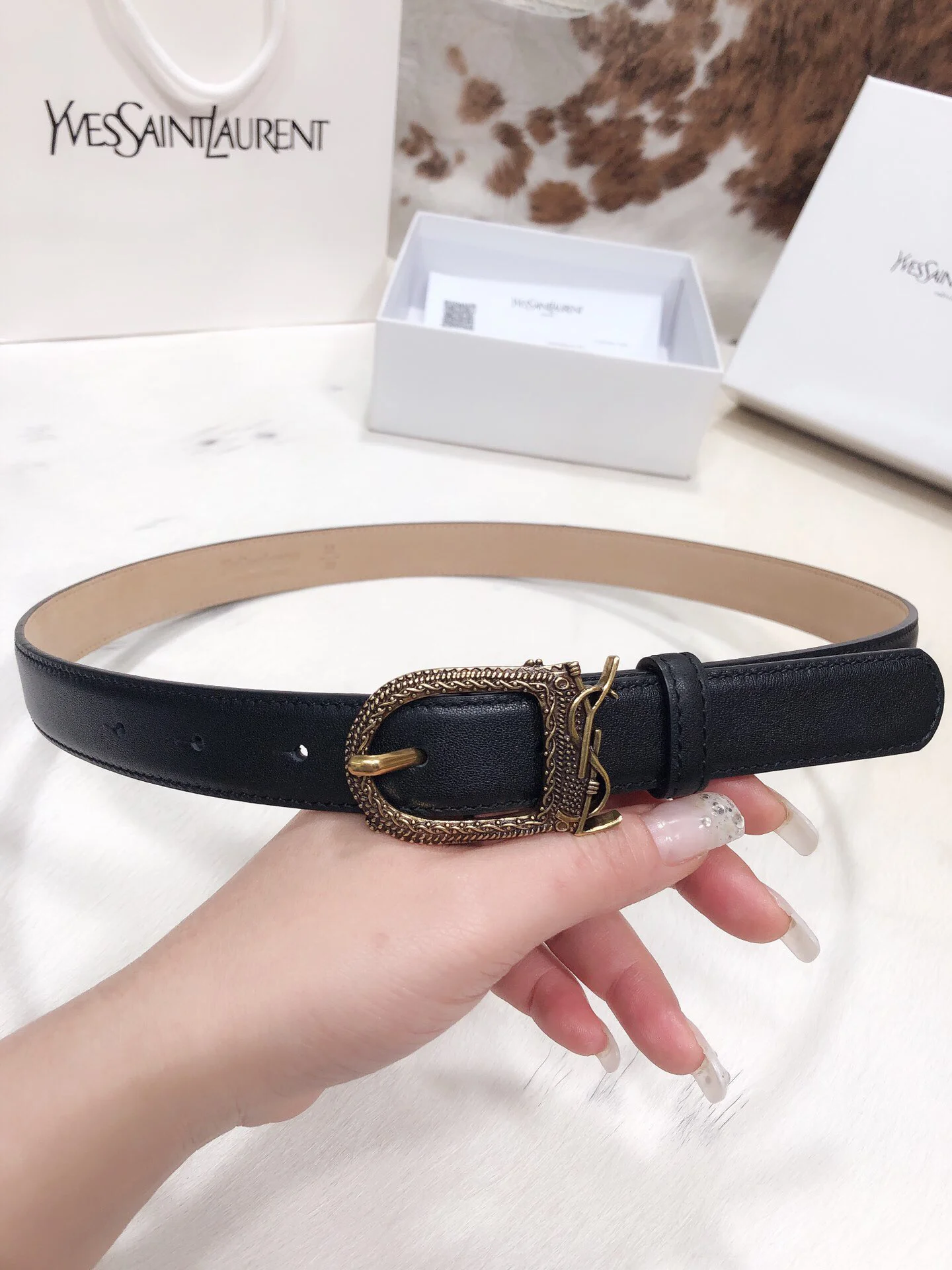 Fake YSL Yves Saint Laurent AAA Belt #742932