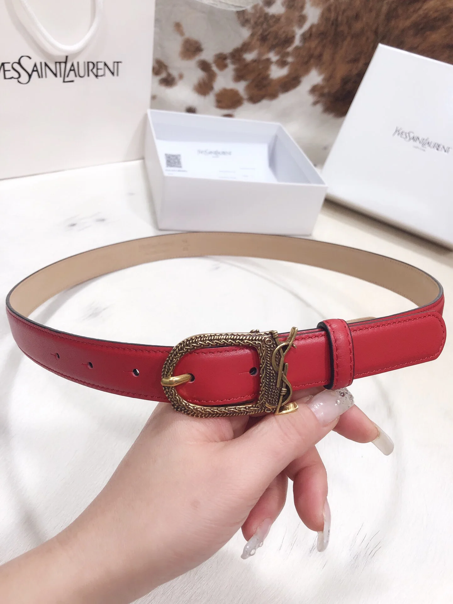 Fake YSL Yves Saint Laurent AAA Belt #742948