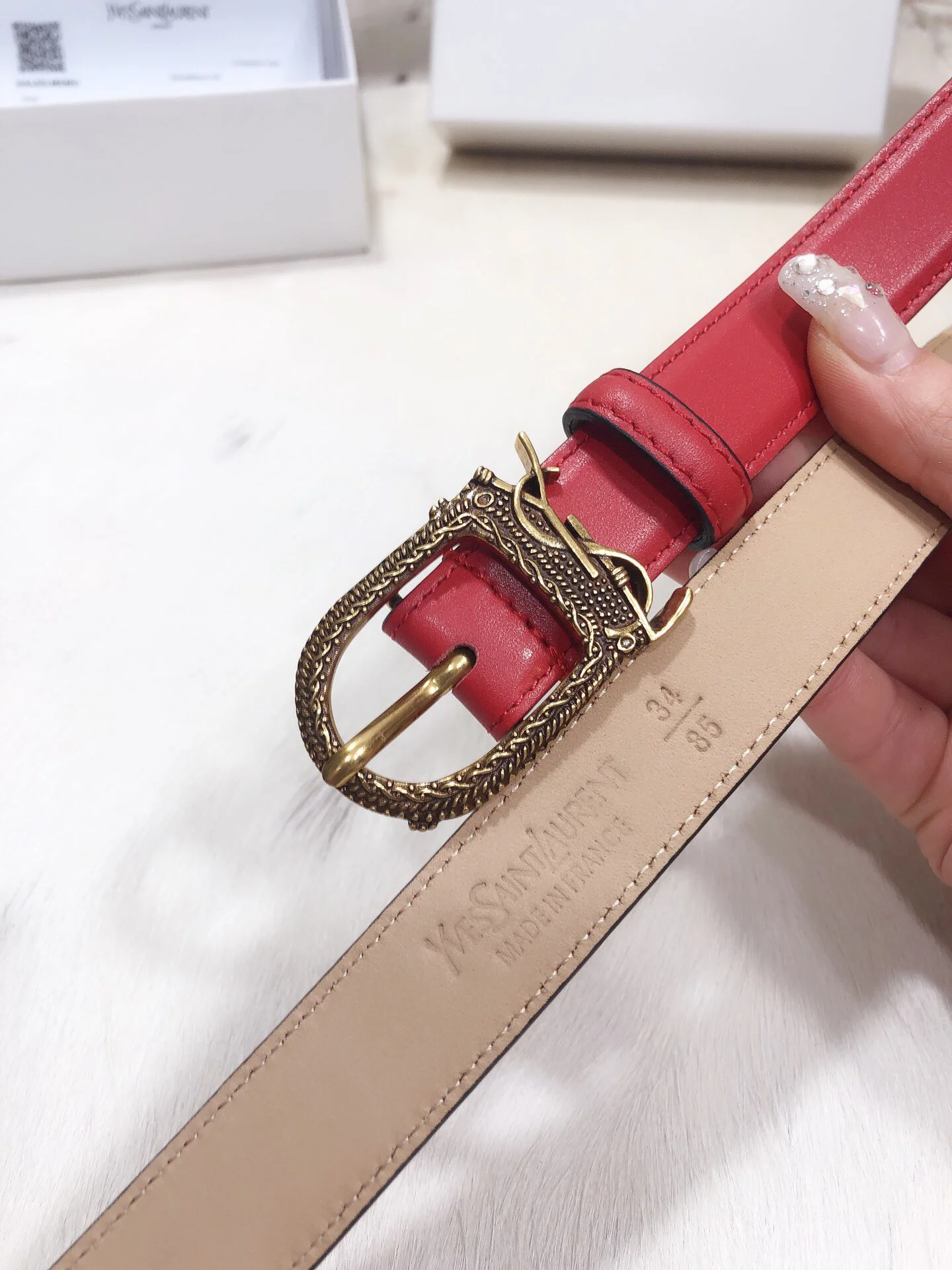 Fake YSL Yves Saint Laurent AAA Belt #742948 5