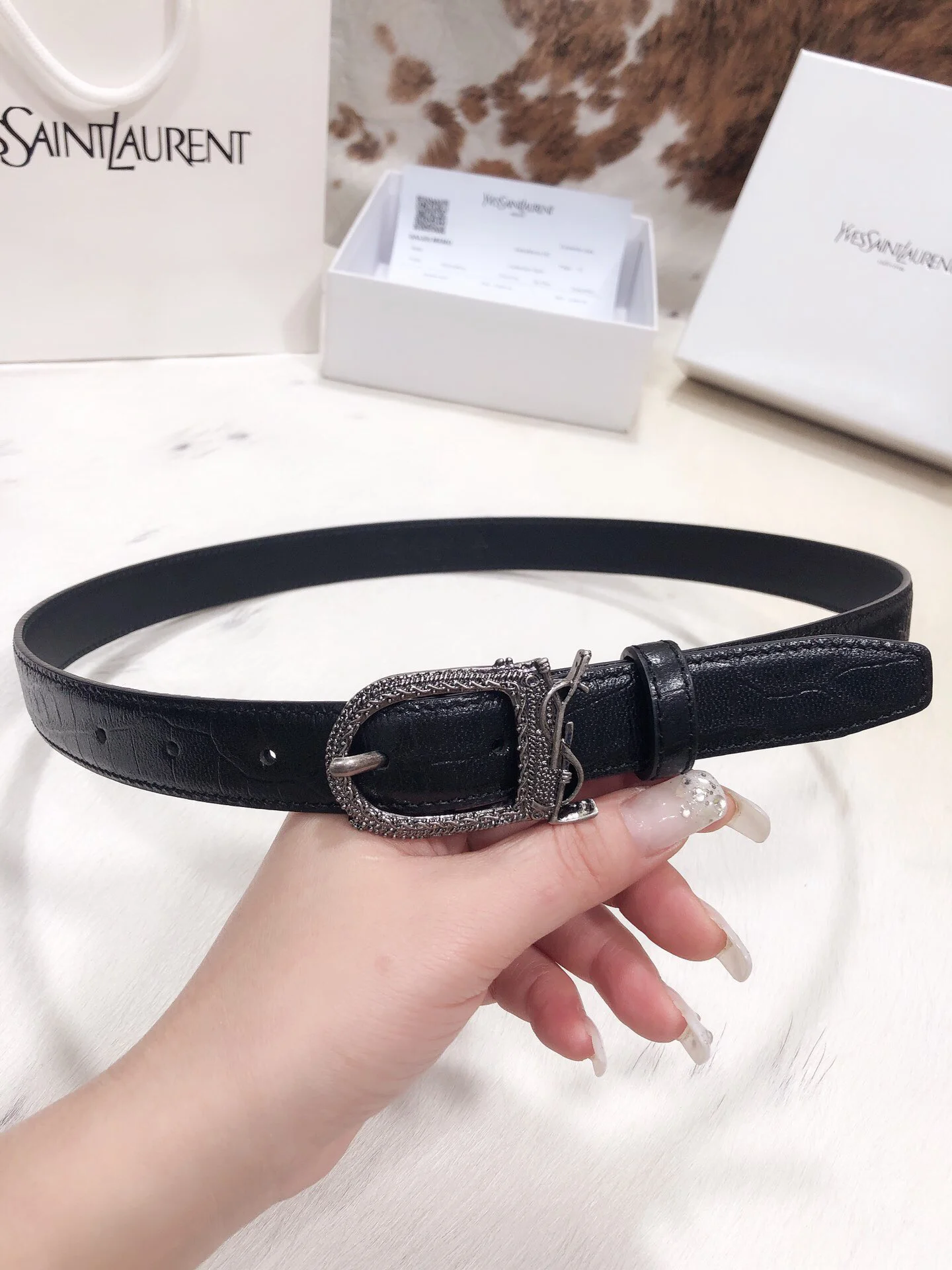 Fake YSL Yves Saint Laurent AAA Belt #742950