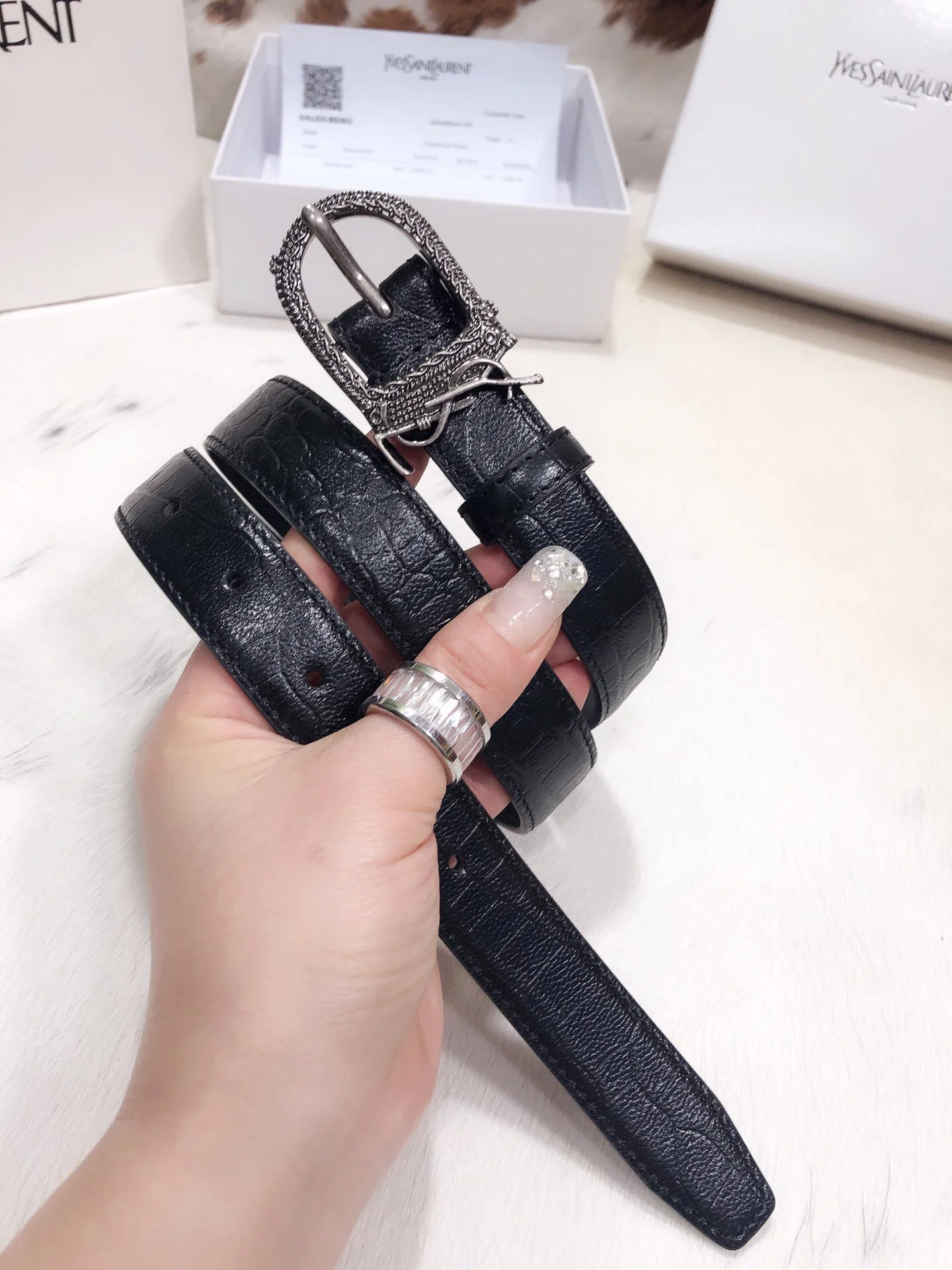Fake YSL Yves Saint Laurent AAA Belt #742950 2