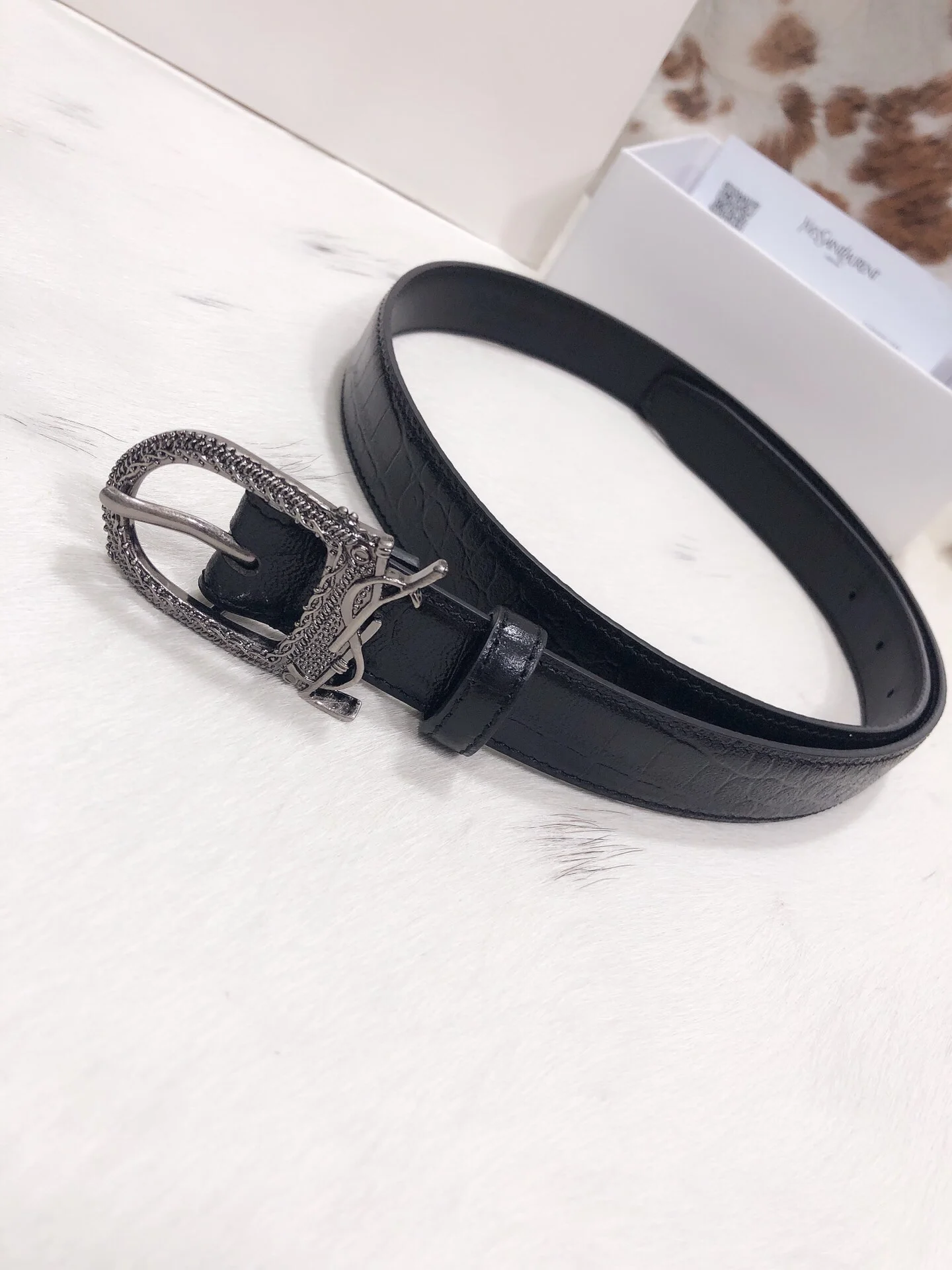 Fake YSL Yves Saint Laurent AAA Belt #742950 4