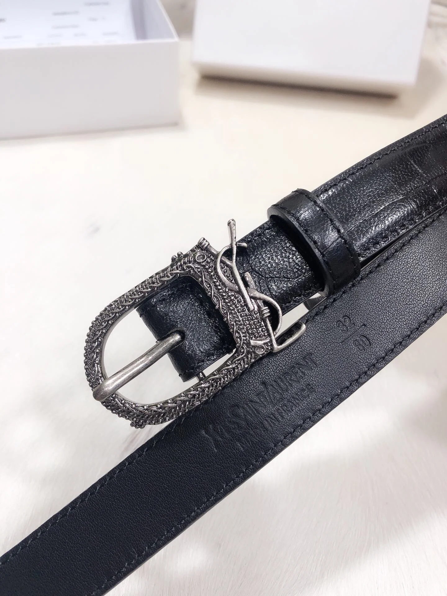 Fake YSL Yves Saint Laurent AAA Belt #742950 5