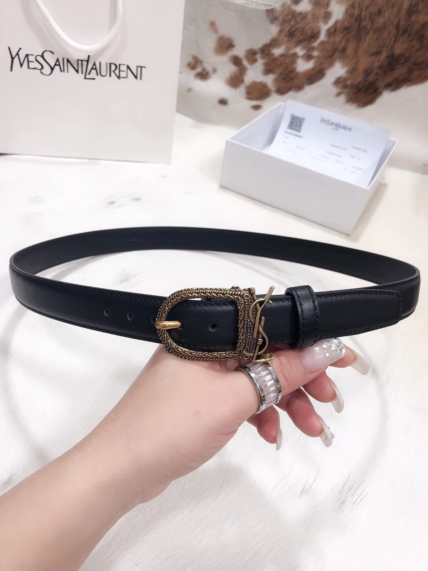 Fake YSL Yves Saint Laurent AAA Belt #742953