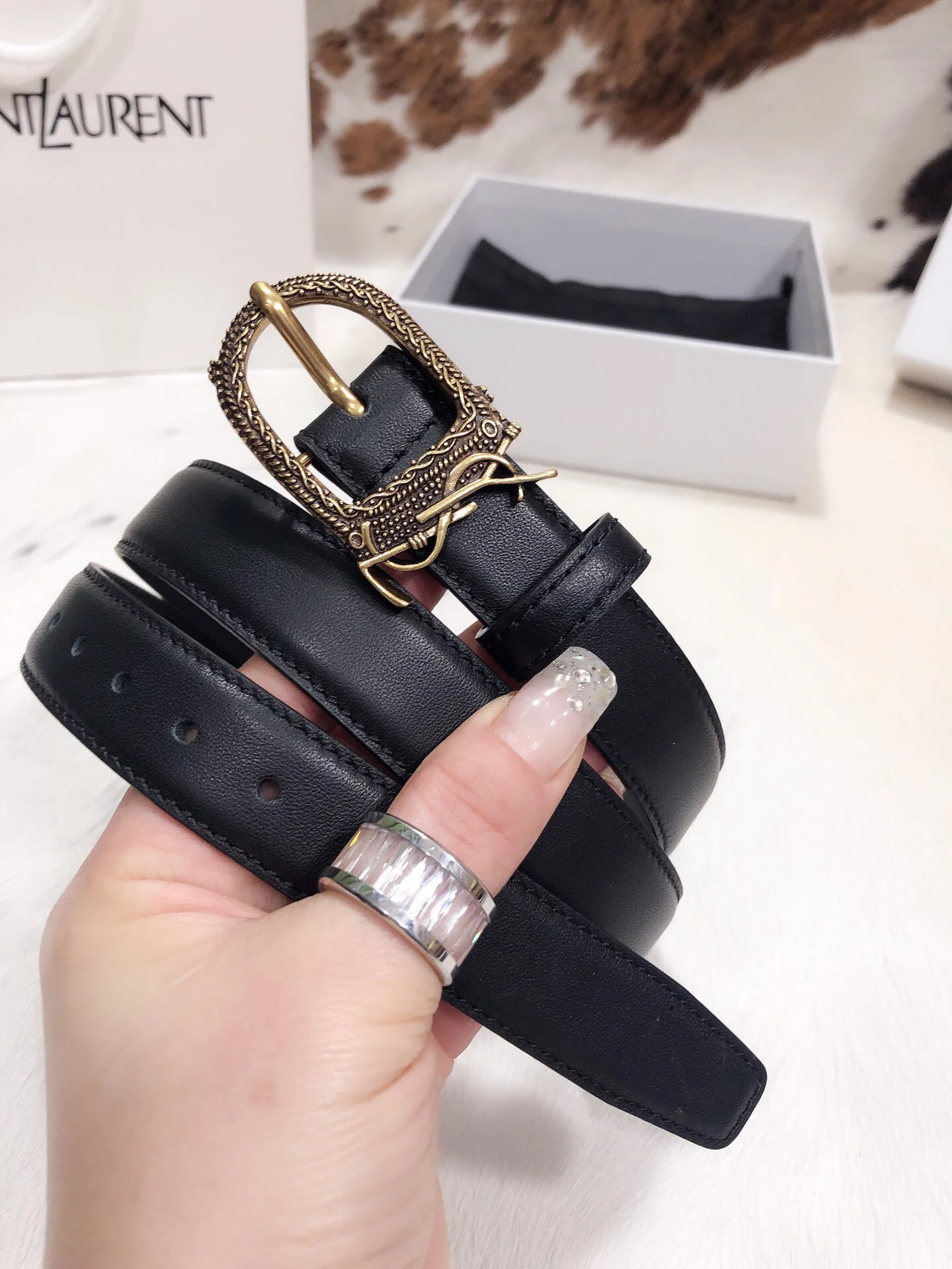 Fake YSL Yves Saint Laurent AAA Belt #742953 2