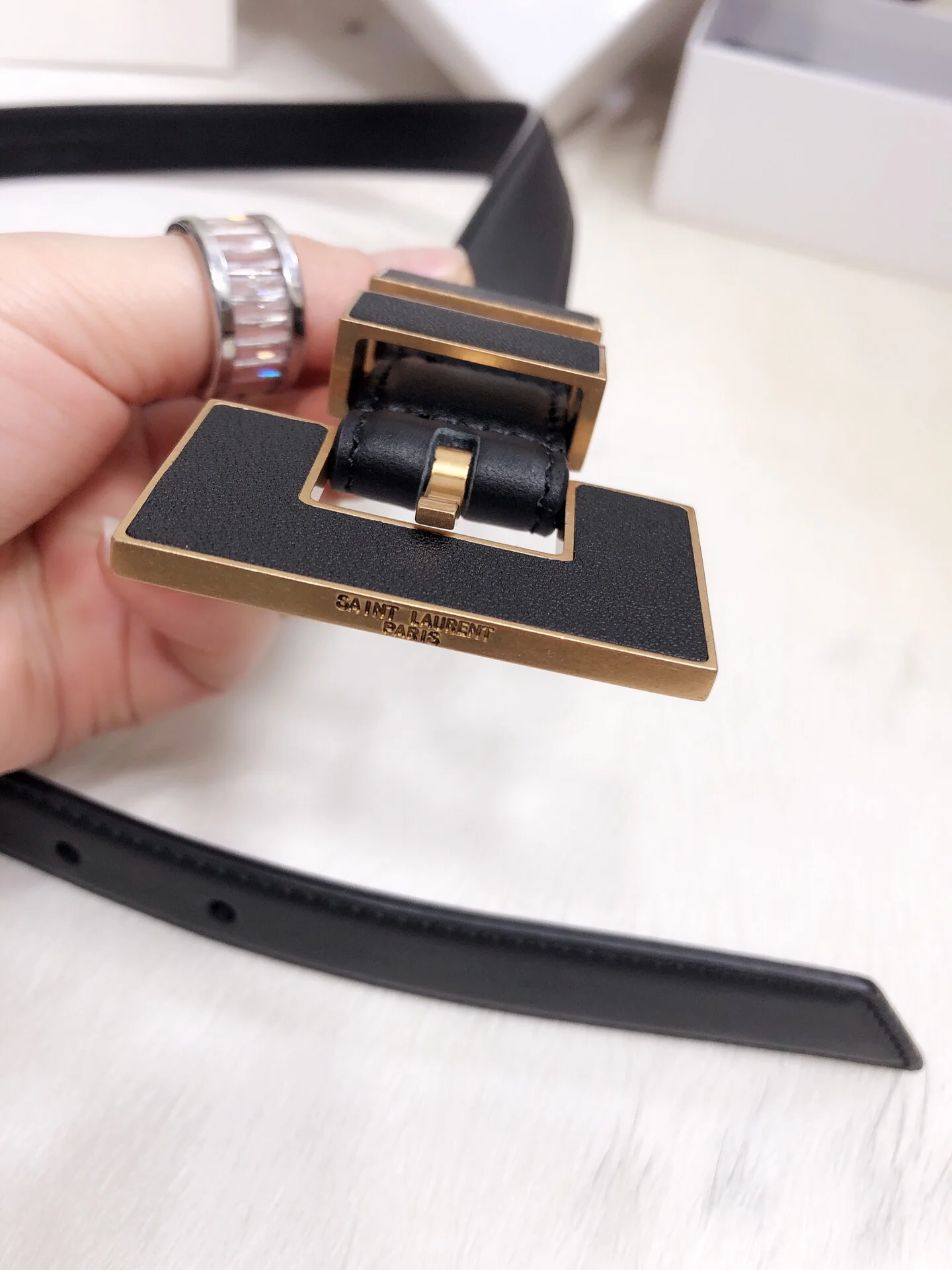 Fake YSL Yves Saint Laurent AAA Belt #742954 4