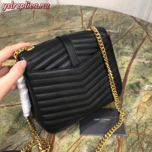 Replica YSL Fake Saint Laurent Small Sulpice Bag In Black Matelasse Leather 2