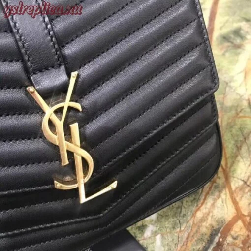 Replica YSL Fake Saint Laurent Small Sulpice Bag In Black Matelasse Leather 7