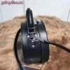 Replica YSL Fake Saint Laurent Black Mica Hot Box Bag 10