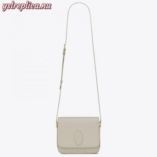 Replica YSL Fake Saint Laurent Blanc LE 61 Small Saddle Bag