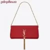 Replica YSL Fake Saint Laurent Lou Camera Bag In Red Leather 9