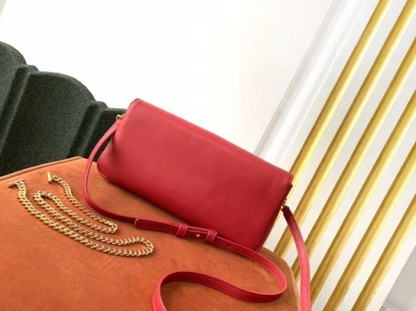 Replica YSL Fake Saint Laurent Kate 99 Shoulder Bag In Red Lambskin 3