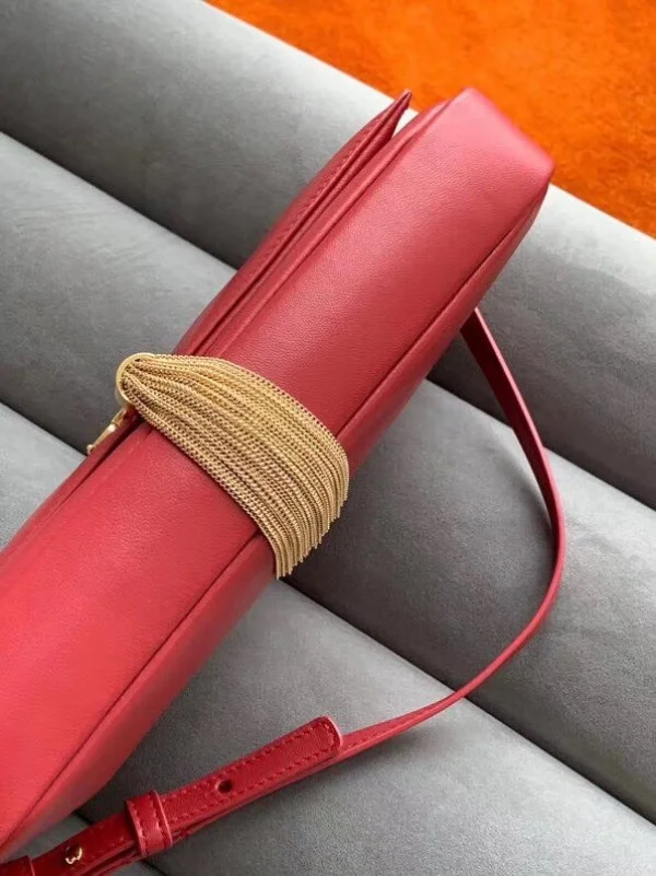 Replica YSL Fake Saint Laurent Kate 99 Shoulder Bag In Red Lambskin 5