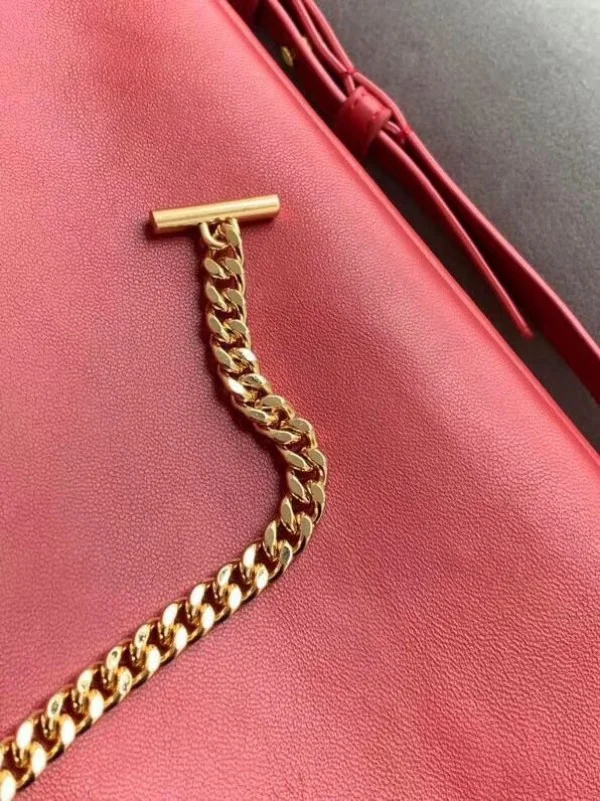 Replica YSL Fake Saint Laurent Kate 99 Shoulder Bag In Red Lambskin 8