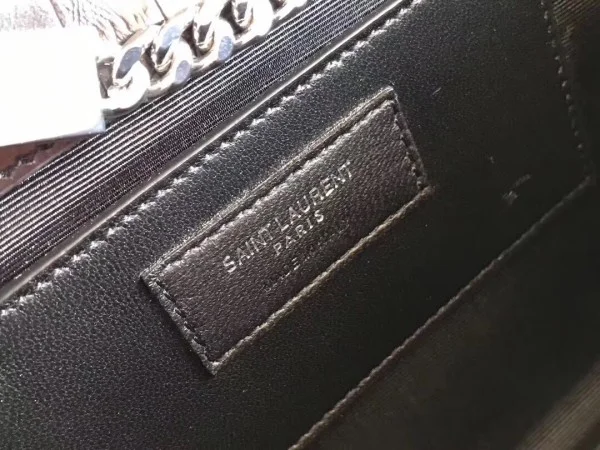 Replica YSL Fake Saint Laurent Medium Kate Bag With Tassel In Black Croc-Embossed Leather 8