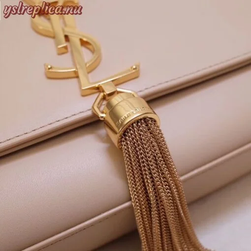 Replica YSL Fake Saint Laurent Medium Kate Bag With Tassel In Powder Smooth Leather 5