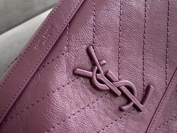 Replica YSL Fake Saint Laurent Medium Niki Bag In Prunia Crinkled Leather 6