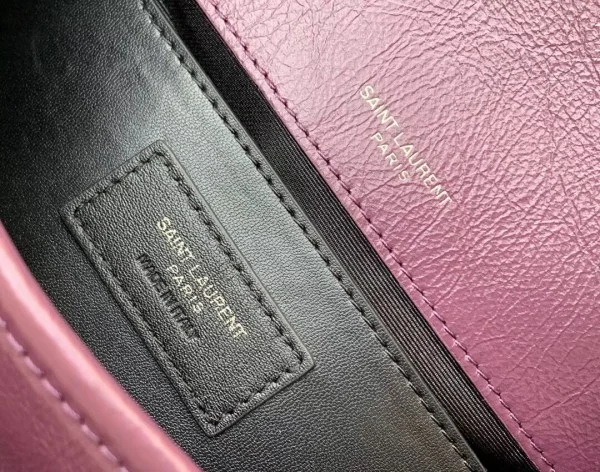 Replica YSL Fake Saint Laurent Medium Niki Bag In Prunia Crinkled Leather 7