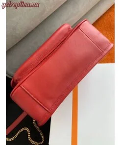 Replica YSL Fake Saint Laurent Baby Niki Bag In Red Lambskin