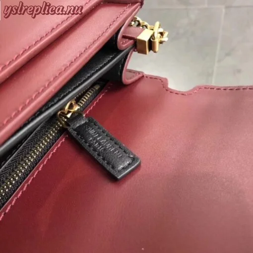Replica YSL Fake Saint Laurent Bordeaux Cassandra Monogram Clasp Bag 6