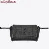 Replica YSL Fake Saint Laurent Bordeaux Cassandra Monogram Clasp Bag 9