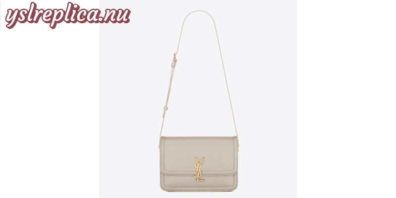 Replica YSL Fake Saint Laurent Solferino Medium Bag In White Calfskin 2