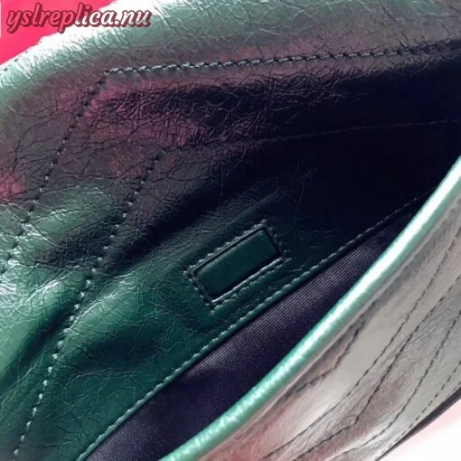 Replica YSL Fake Saint Laurent Medium Niki Bag In Turquoise Vintage Leather 3