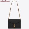 Replica YSL Fake Saint Laurent Loulou Small Bag In Dark Beige Leather 11