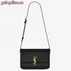 Replica YSL Fake Saint Laurent Solferino Medium Bag In Brown Box Calfskin 13