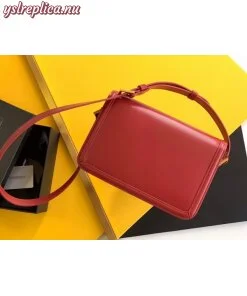 Replica YSL Fake Saint Laurent Solferino Medium Bag In Red Calfskin 2