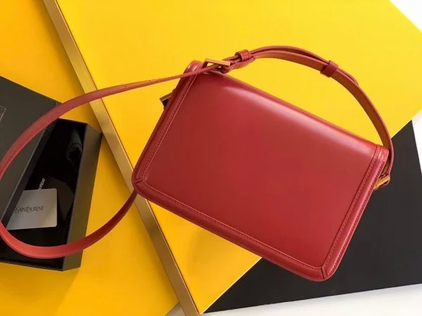 Replica YSL Fake Saint Laurent Solferino Medium Bag In Red Calfskin 2