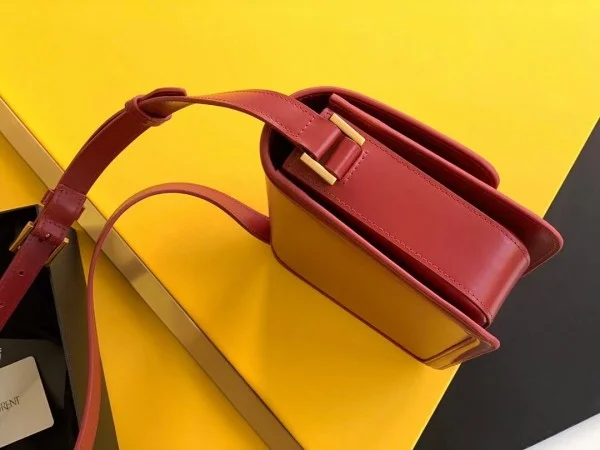 Replica YSL Fake Saint Laurent Solferino Medium Bag In Red Calfskin 4