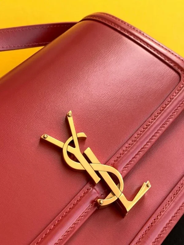 Replica YSL Fake Saint Laurent Solferino Medium Bag In Red Calfskin 6