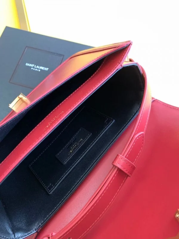 Replica YSL Fake Saint Laurent Solferino Medium Bag In Red Calfskin 8