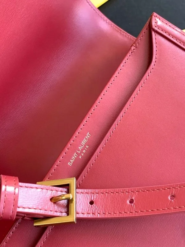 Replica YSL Fake Saint Laurent Solferino Medium Bag In Red Calfskin 10