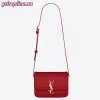 Replica YSL Fake Saint Laurent Solferino Medium Bag In Red Calfskin 11