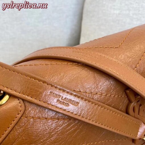 Replica YSL Fake Saint Laurent Medium Niki Bag In Brown Calfskin 10