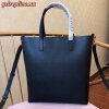 Replica YSL Fake Saint Laurent White Linen Rive Gauche Tote Bag 9