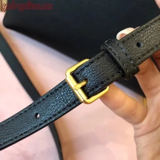 Replica YSL Fake Saint Laurent Black Toy Shopping Bag 3