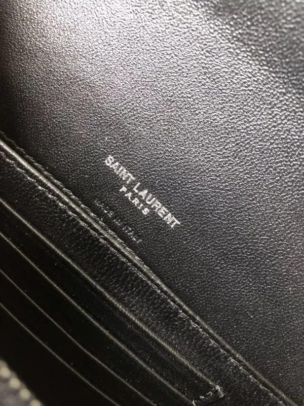 Replica YSL Fake Saint Laurent Kate Belt Bag In Lame Leather 7