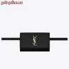 Replica YSL Fake Saint Laurent Brown Envelope Belt Bag 10
