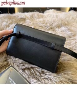 Replica YSL Fake Saint Laurent Black Kate Belt Bag 2