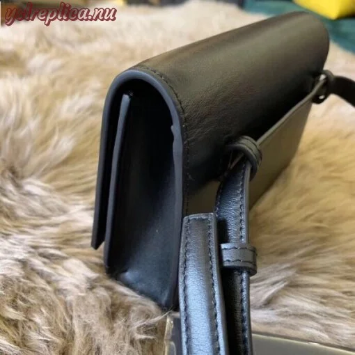 Replica YSL Fake Saint Laurent Black Kate Belt Bag 8