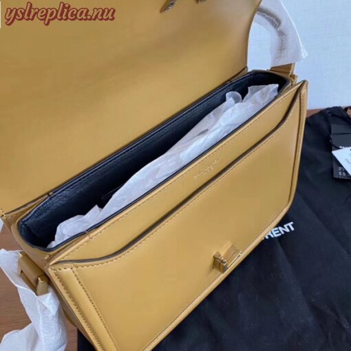 Replica YSL Fake Saint Laurent Solferino Medium Bag In Brown Box Calfskin 3