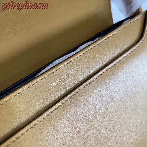 Replica YSL Fake Saint Laurent Solferino Medium Bag In Brown Box Calfskin 4