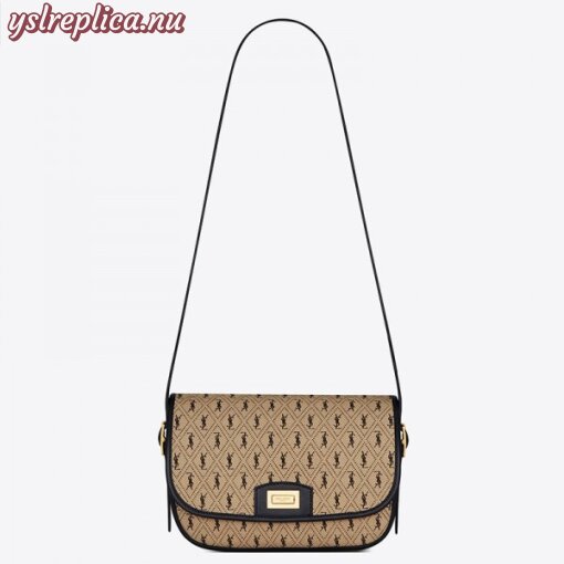 Replica YSL Fake Saint Laurent Monogram All Over Medium Satchel In Canvas