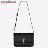 Replica YSL Fake Saint Laurent Solferino Medium Bag In Bordeaux Calfskin 11