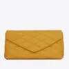 Replica YSL Fake Saint Laurent Sade Puffer Envelope Clutch In White Lambskin 10