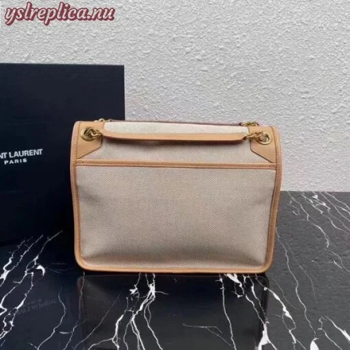 Replica YSL Fake Saint Laurent Medium Niki Bag In Cotton Canvas 5