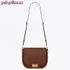 Replica YSL Fake Saint Laurent Cassandra Medium Bag In Brown Suede 9
